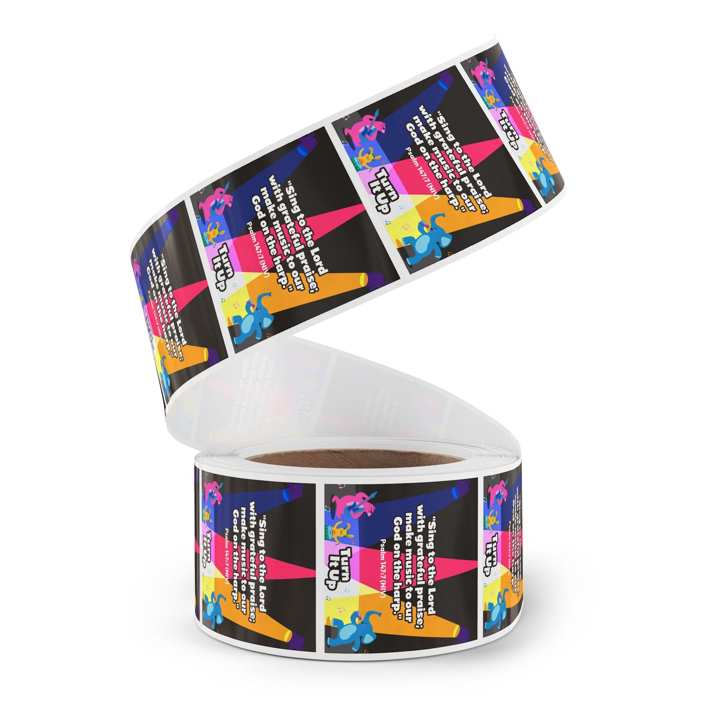 Memory Verse Sticker Roll | V7 | Turn It Up Preschool