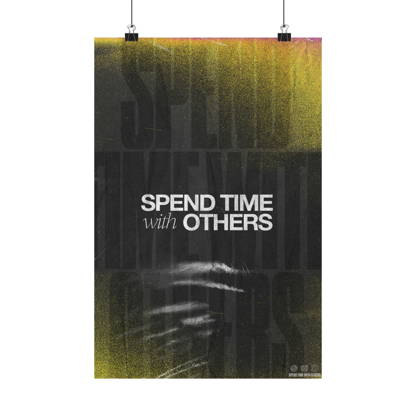 Poster I V6 I Spend Time With Others Students Discipleship Graphic I Vertical