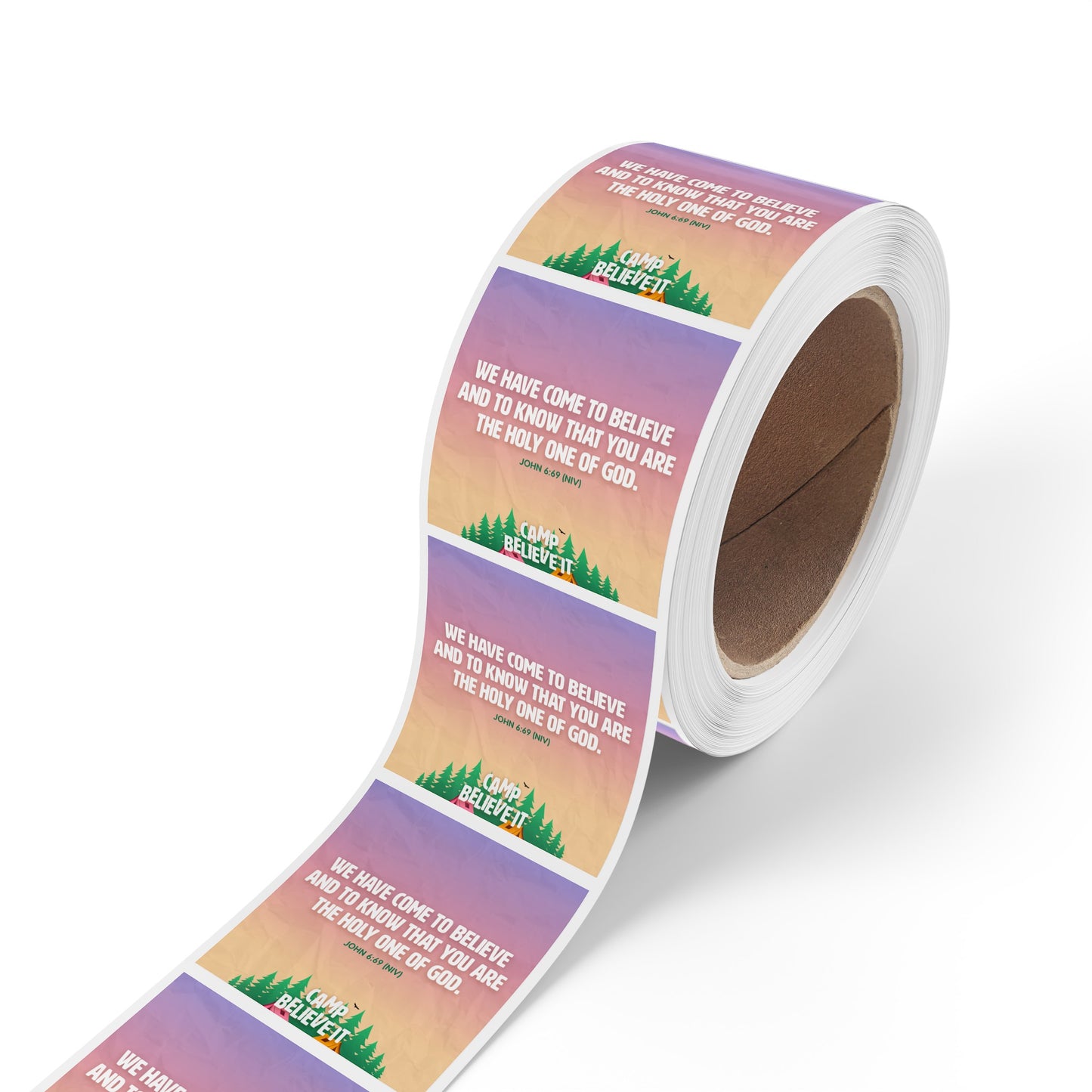 Memory Verse Sticker Roll | V8 | Camp Believe It