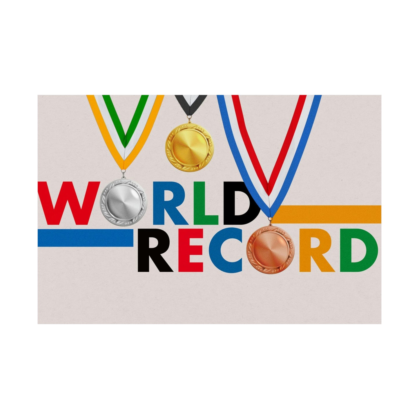 Poster I V7 I World Record Event Graphic I Horizontal