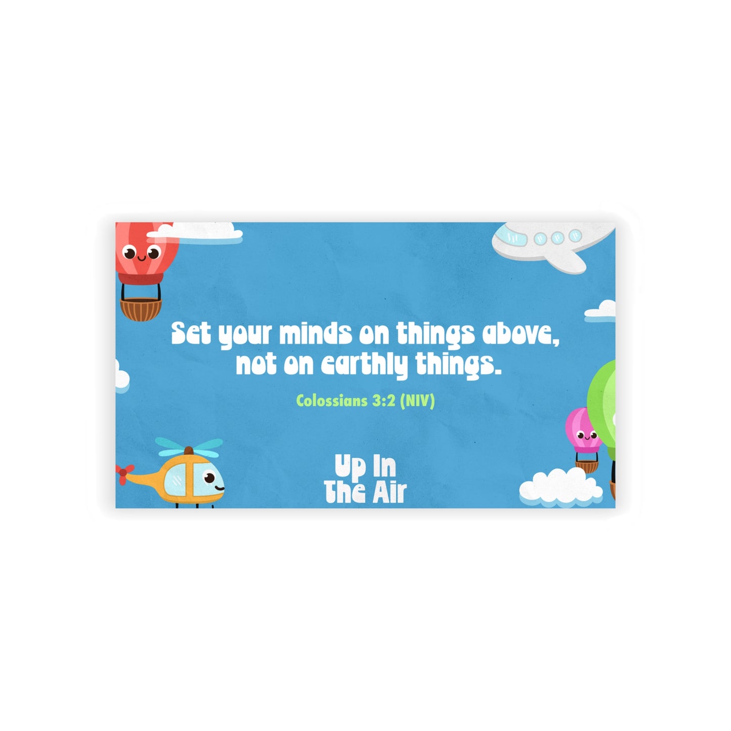 Memory Verse Cards | V5 | Up in The Air Preschool