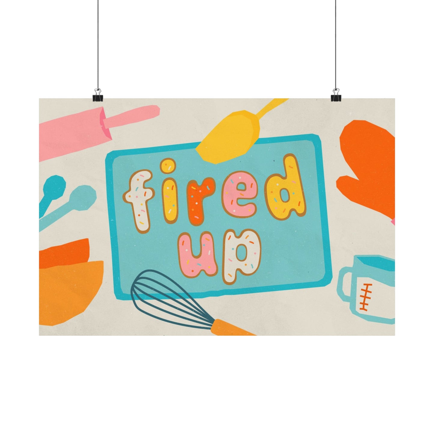Poster | V8 | Fired Up Preschool Series Graphic | Horizontal