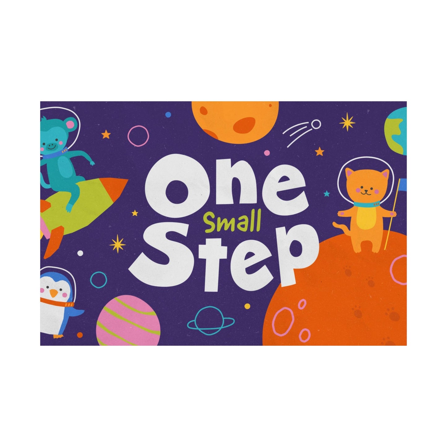 Poster | V7 | One Small Step Preschool Series Graphic | Horizontal