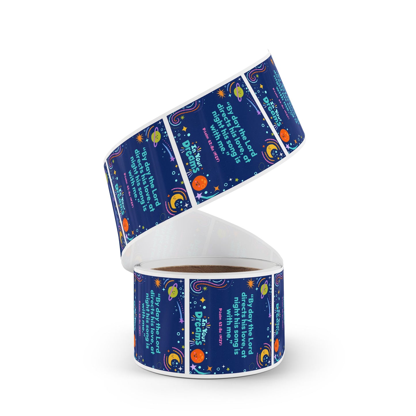 Memory Verse Sticker Roll | V7 | In Your Dreams Preschool