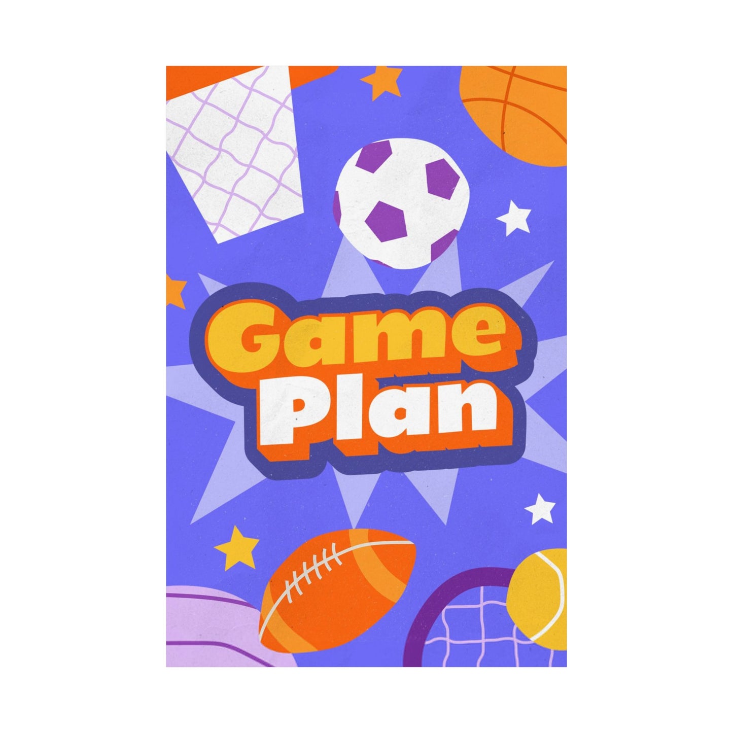 Poster | V8 | Game Plan Preschool Series Graphic | Vertical