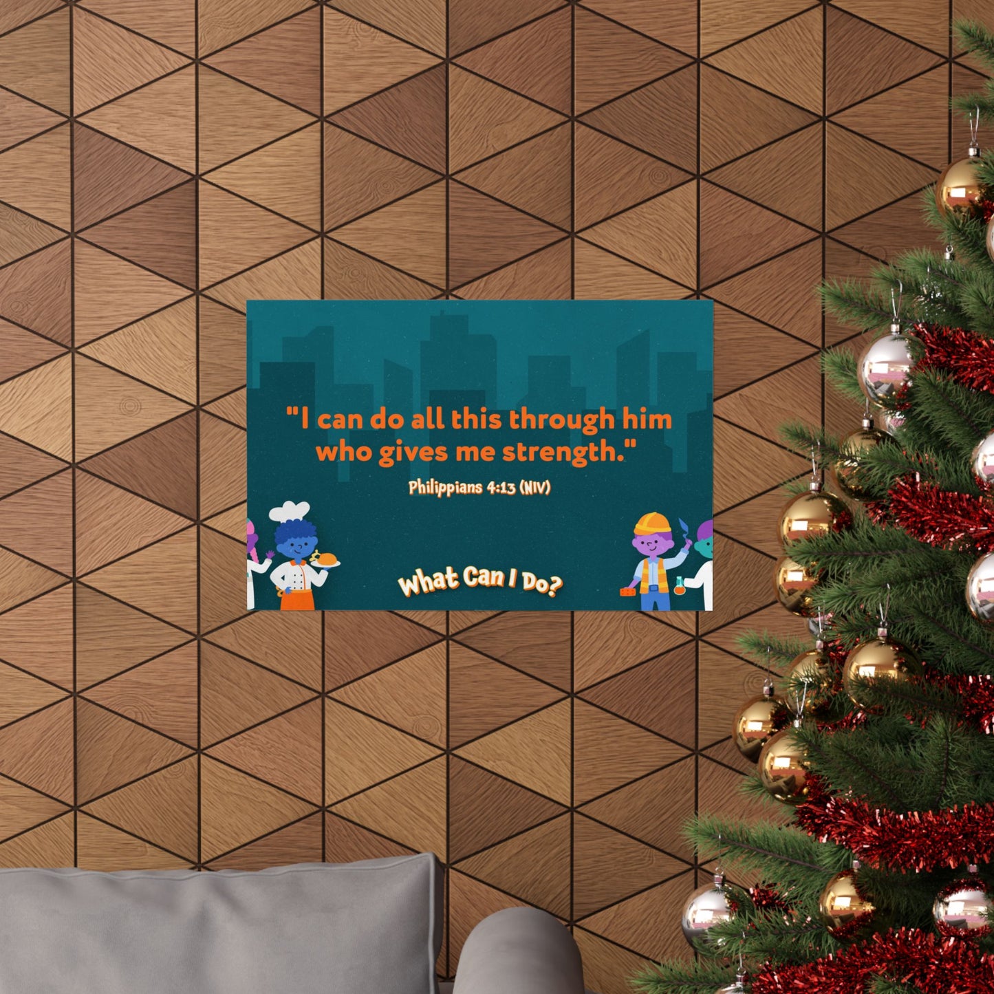 Poster | V7 | What Can I Do Preschool Memory Verse Graphic | Horizontal