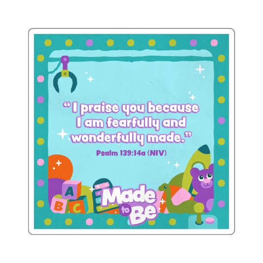 Memory Verse Sticker | Made to Be Preschool