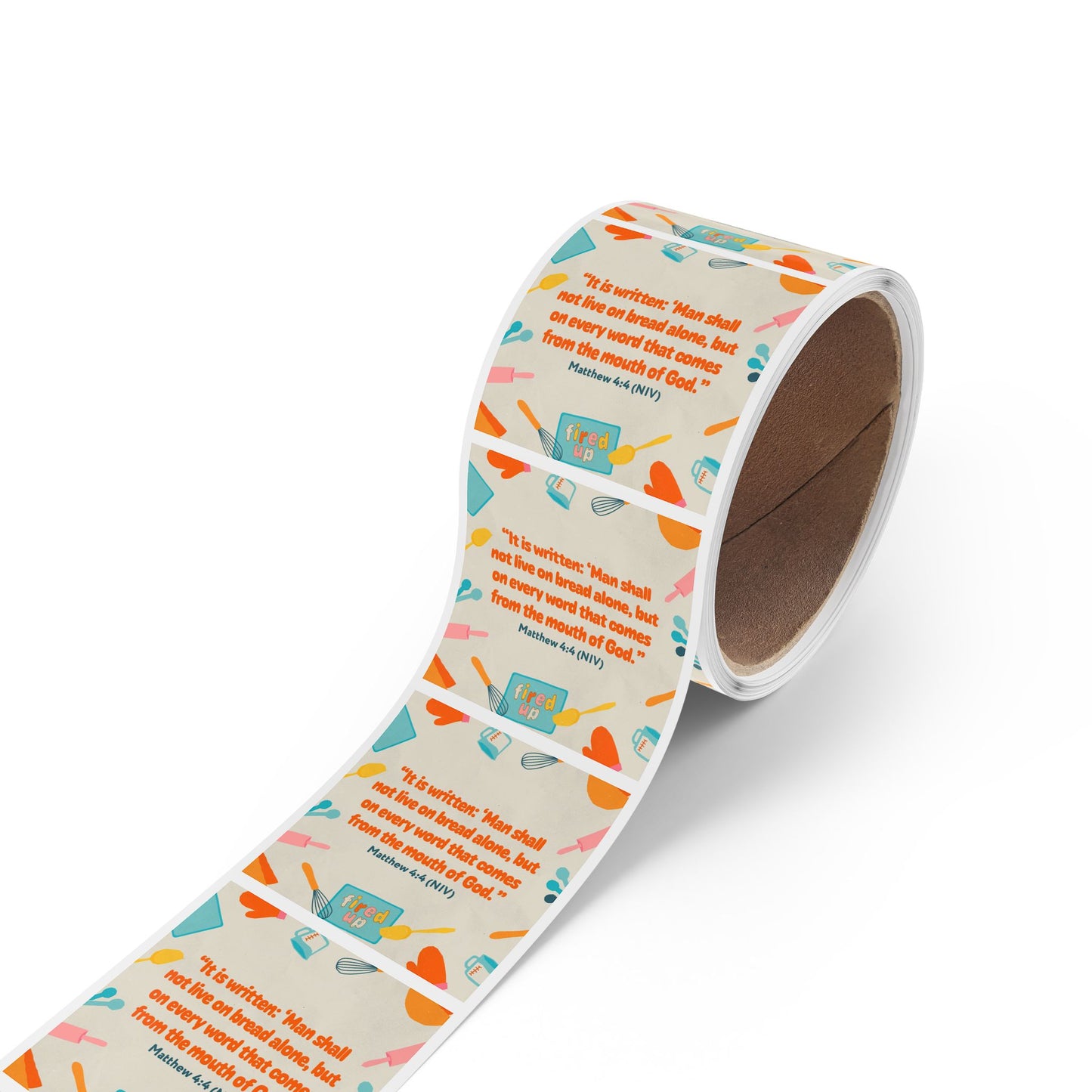 Memory Verse Sticker Roll | V8 | Fired Up Preschool
