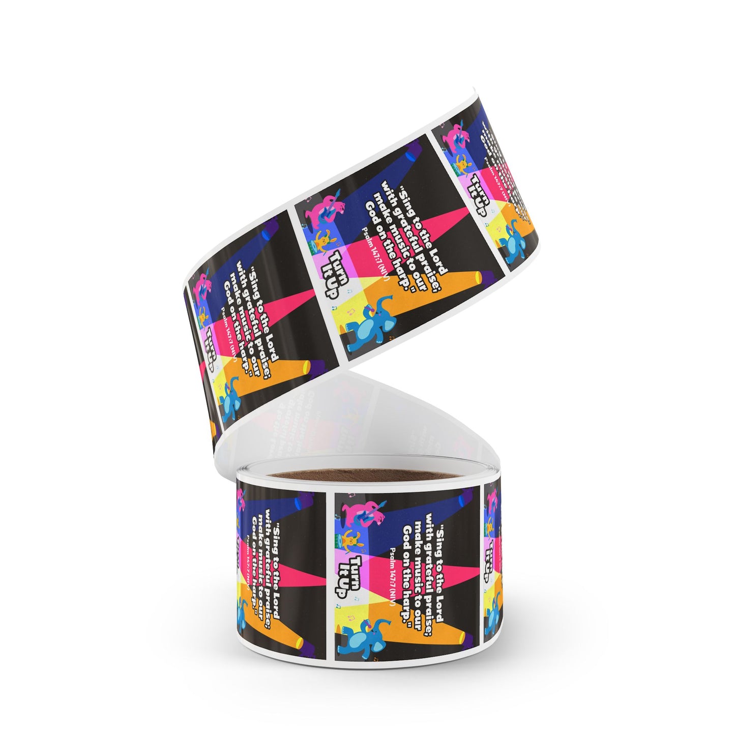 Memory Verse Sticker Roll | V7 | Turn It Up Preschool