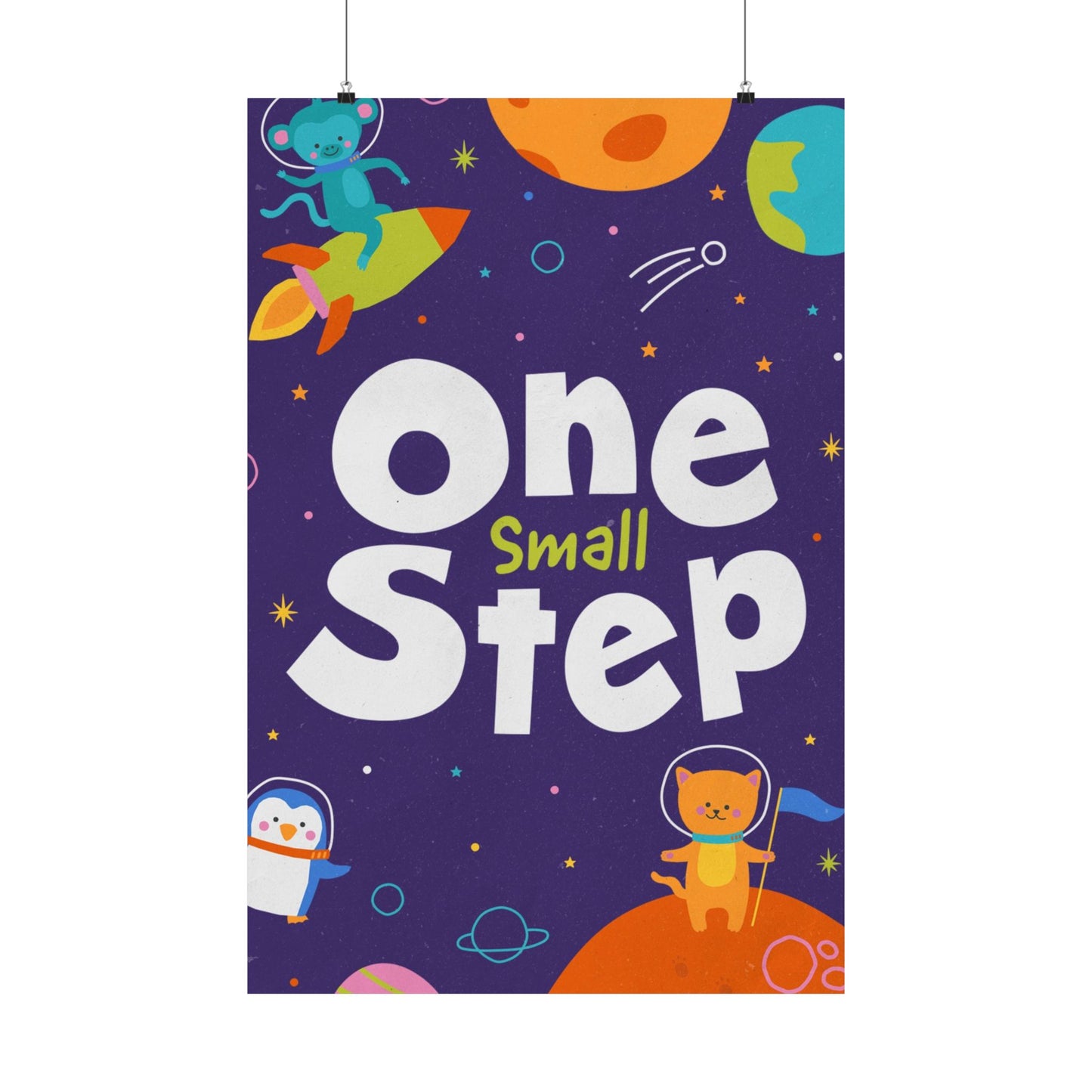 Poster | V7 | One Small Step Preschool Series Graphic | Vertical