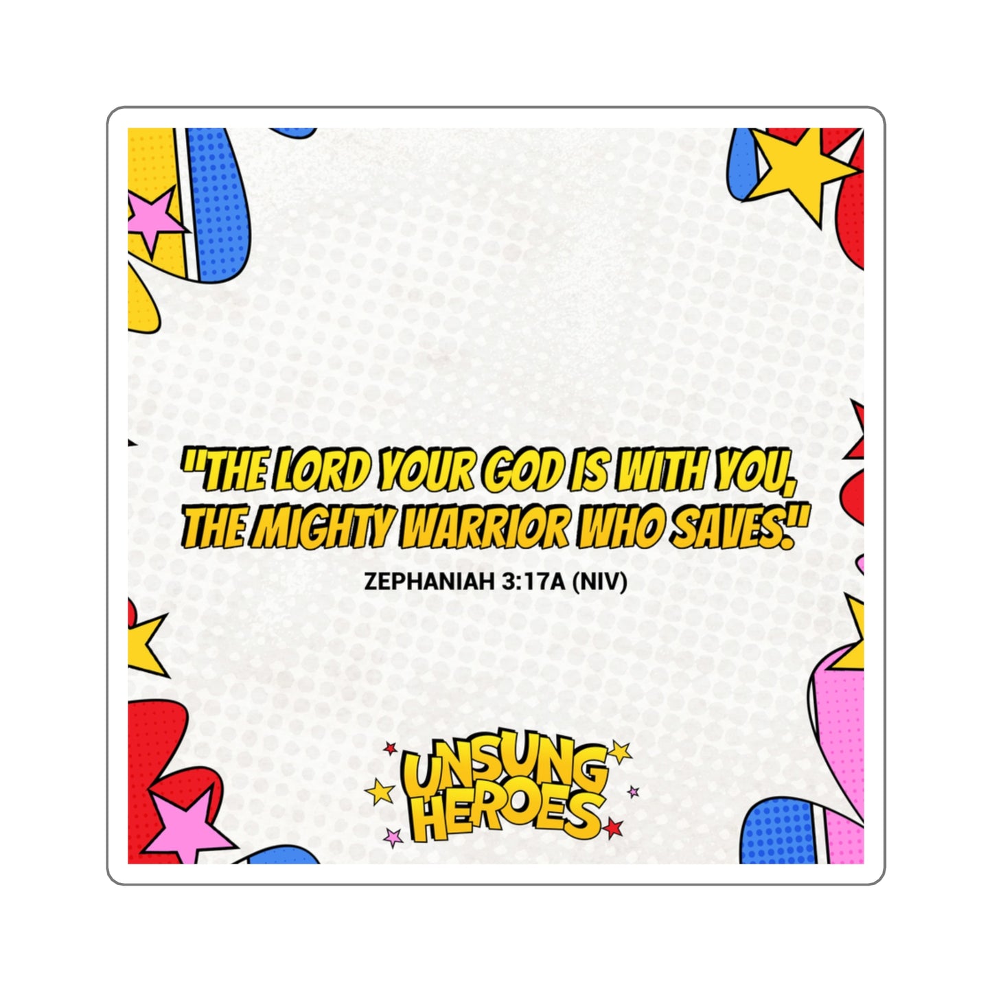 Memory Verse Sticker | V8 | Unsung Heroes