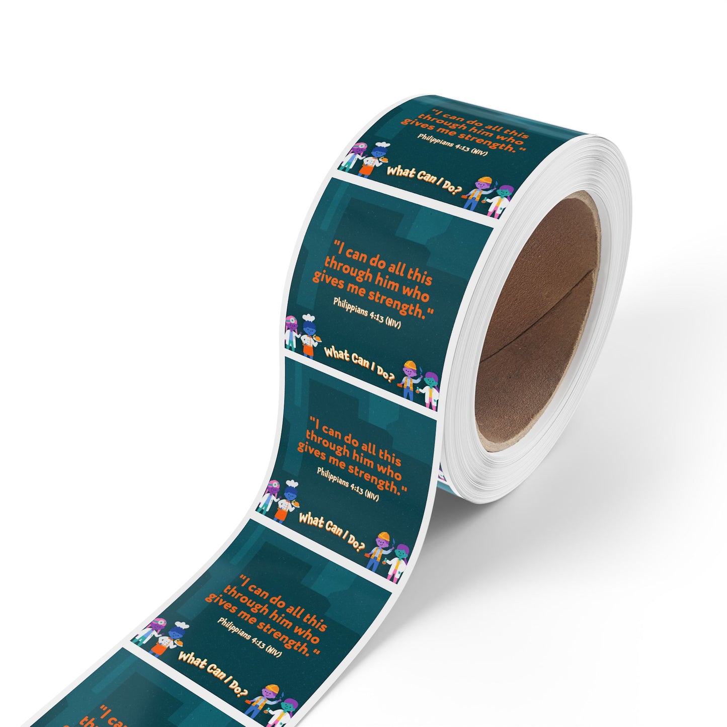 Memory Verse Sticker Roll | V7 | What Can I Do Preschool