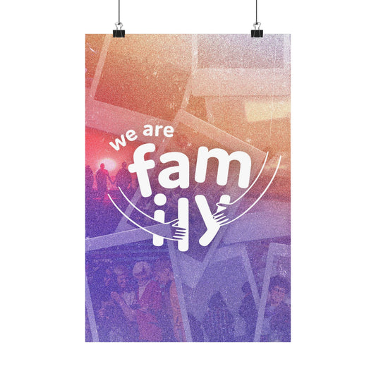 Poster | V9 | We Are Family Series Graphic | Vertical