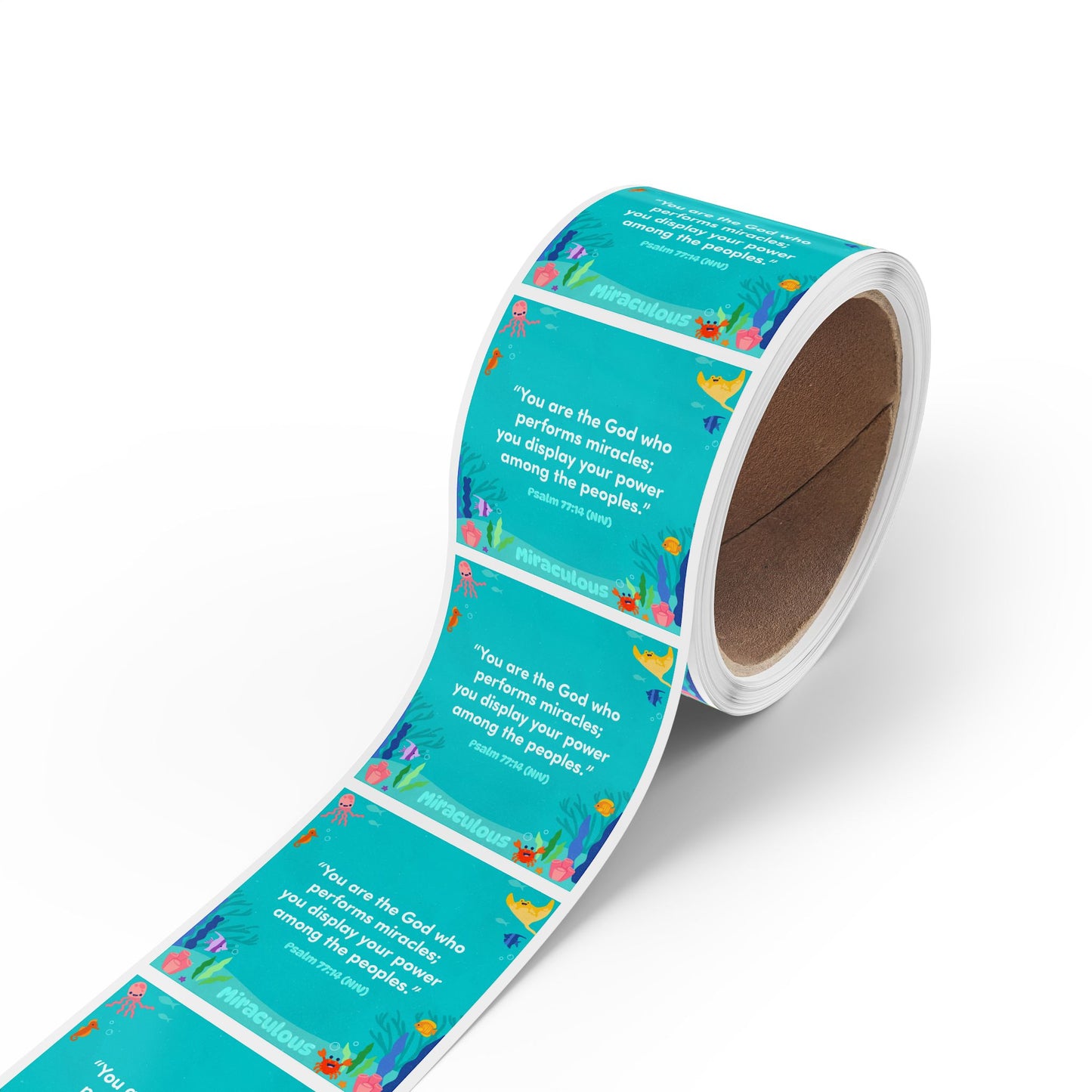 Memory Verse Sticker Roll | V8 | Miraculous Preschool