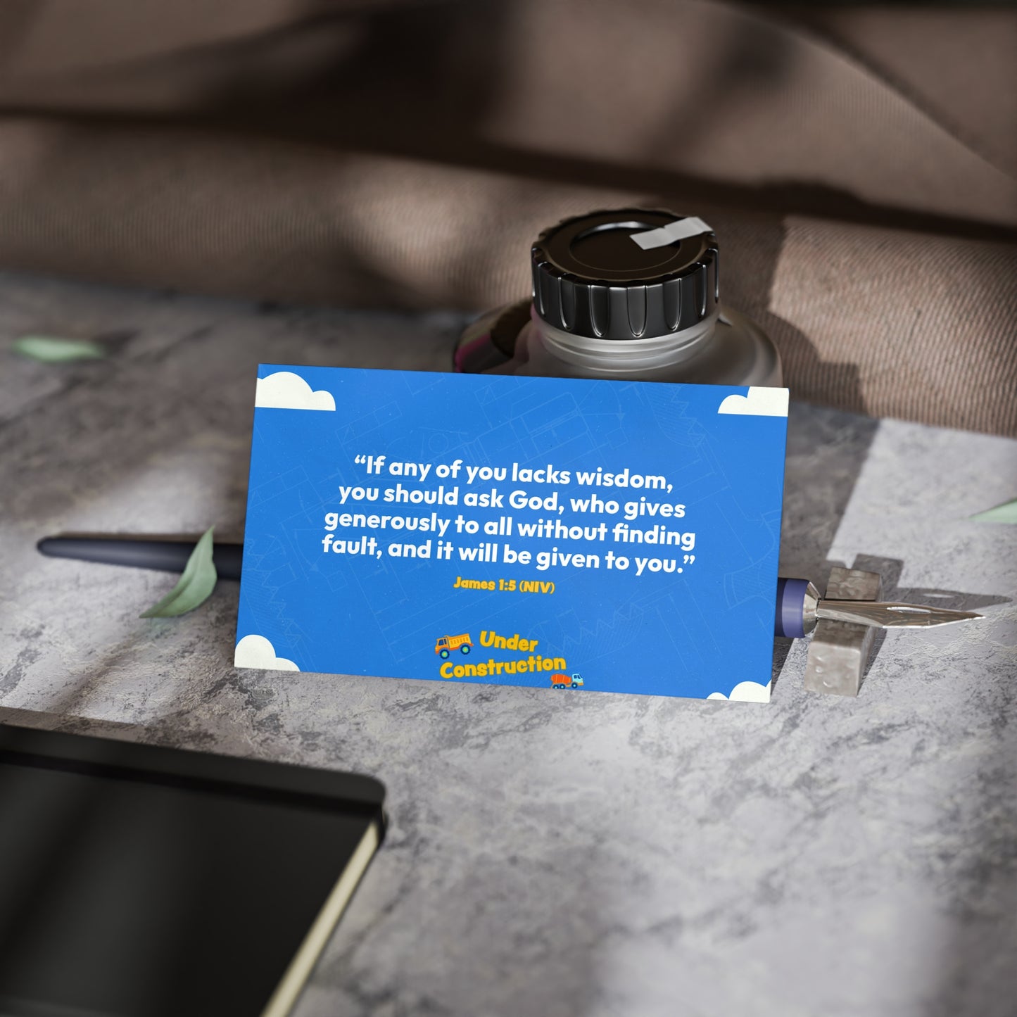 Memory Verse Cards | V8 | Under Construction Preschool