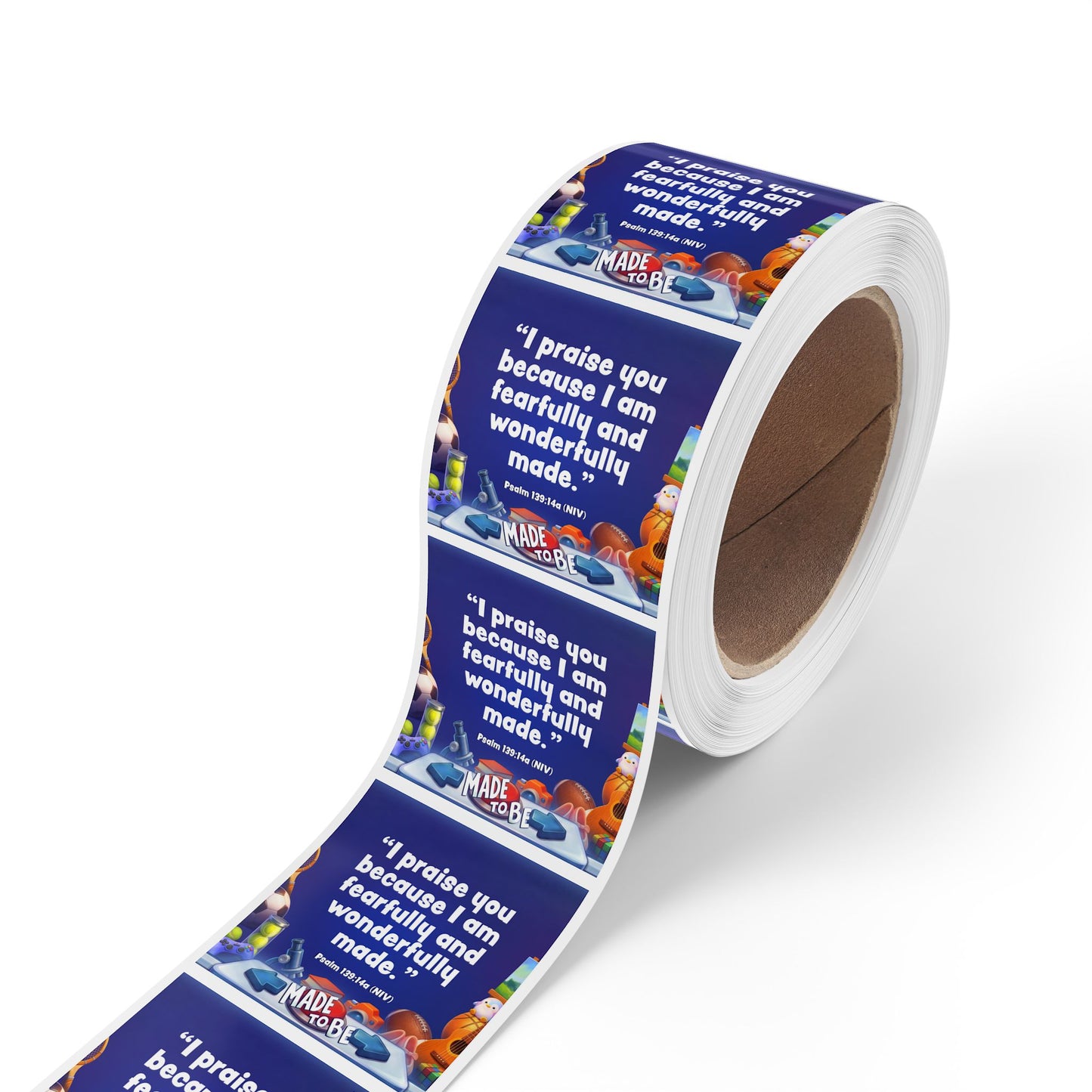 Memory Verse Sticker Roll | Made to Be Elementary