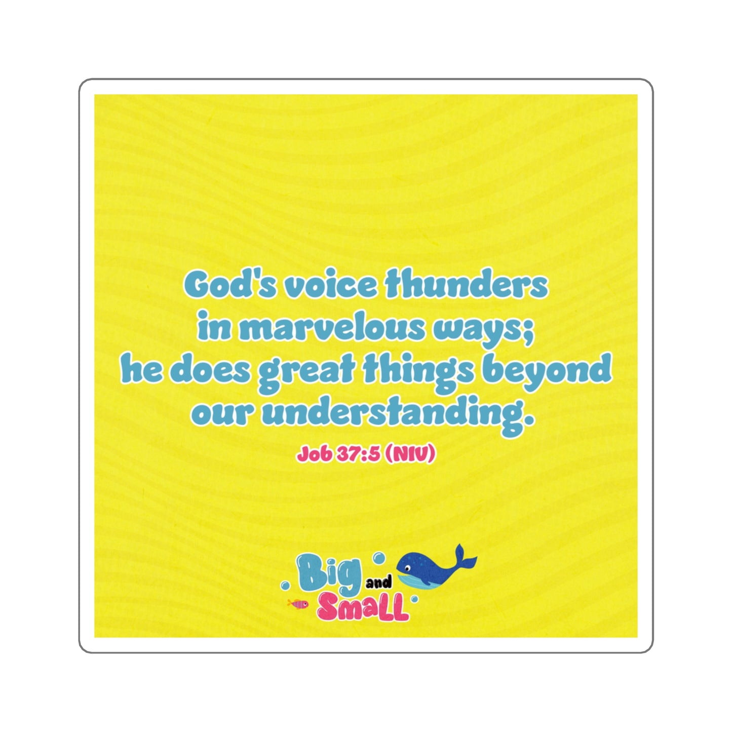 Memory Verse Sticker | V5 | Big and Small Preschool
