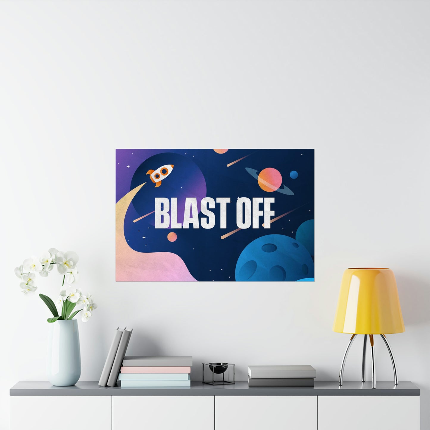 Poster | V7 | Blast Off Series Graphic | Horizontal