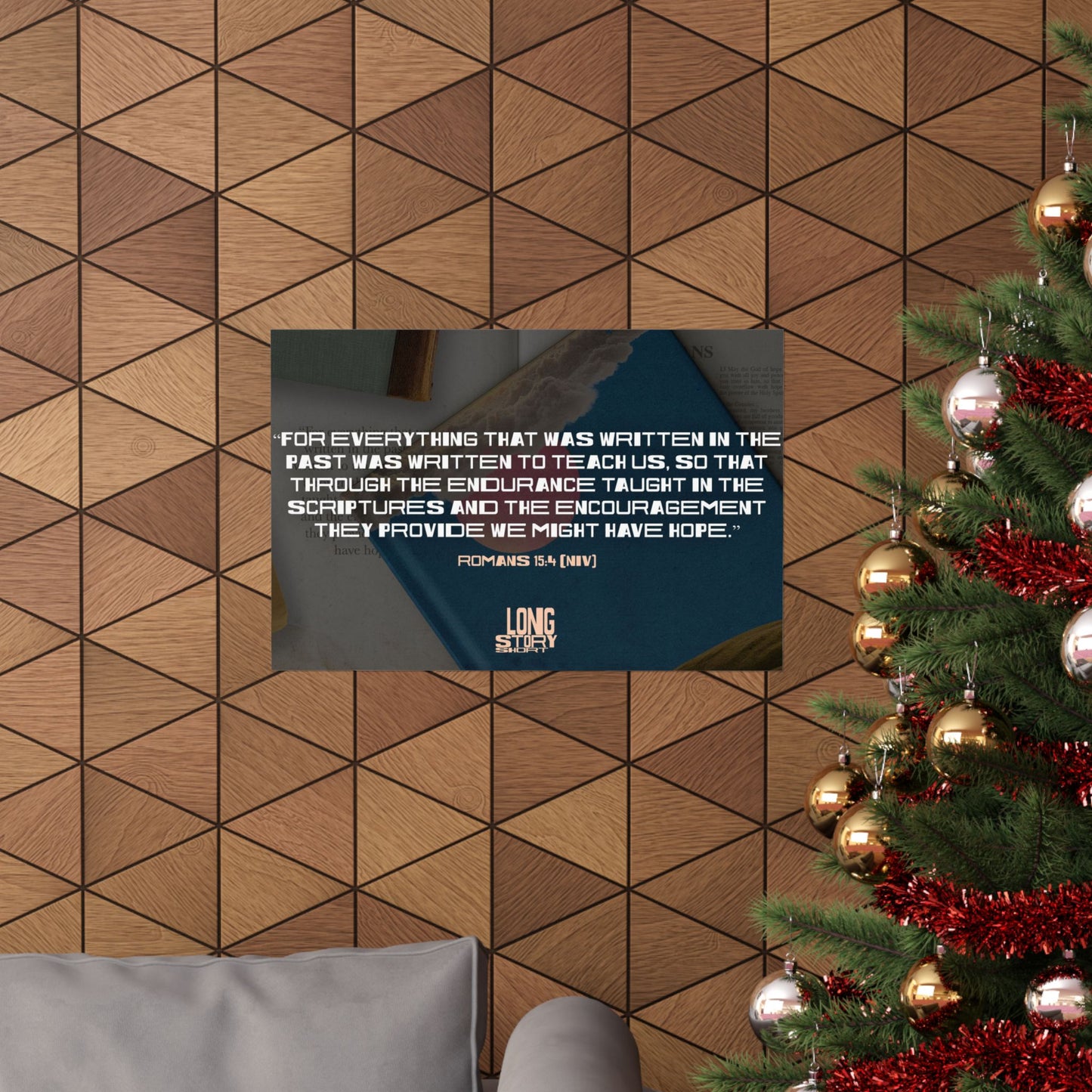 Poster I Long Story Short Memory Verse Graphic I Horizontal