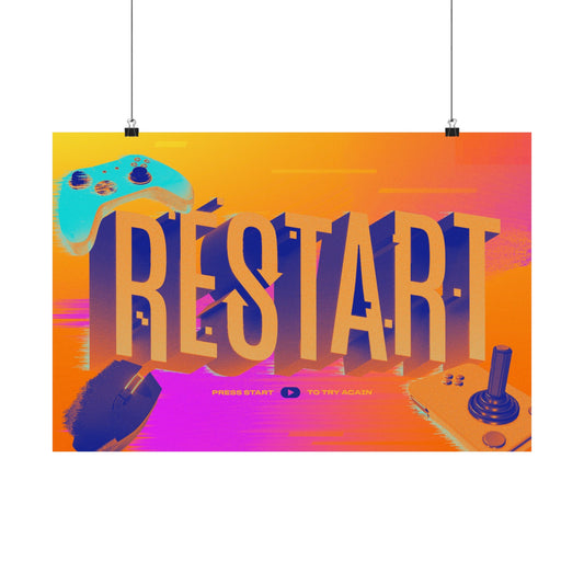 Poster | V8 | Restart Series Graphic | Horizontal