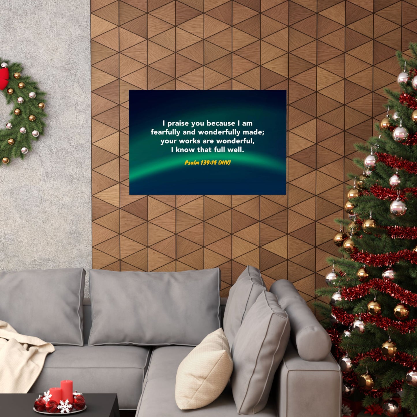 Poster | V6 | Wonder-Full Preschool Memory Verse Graphic | Horizontal