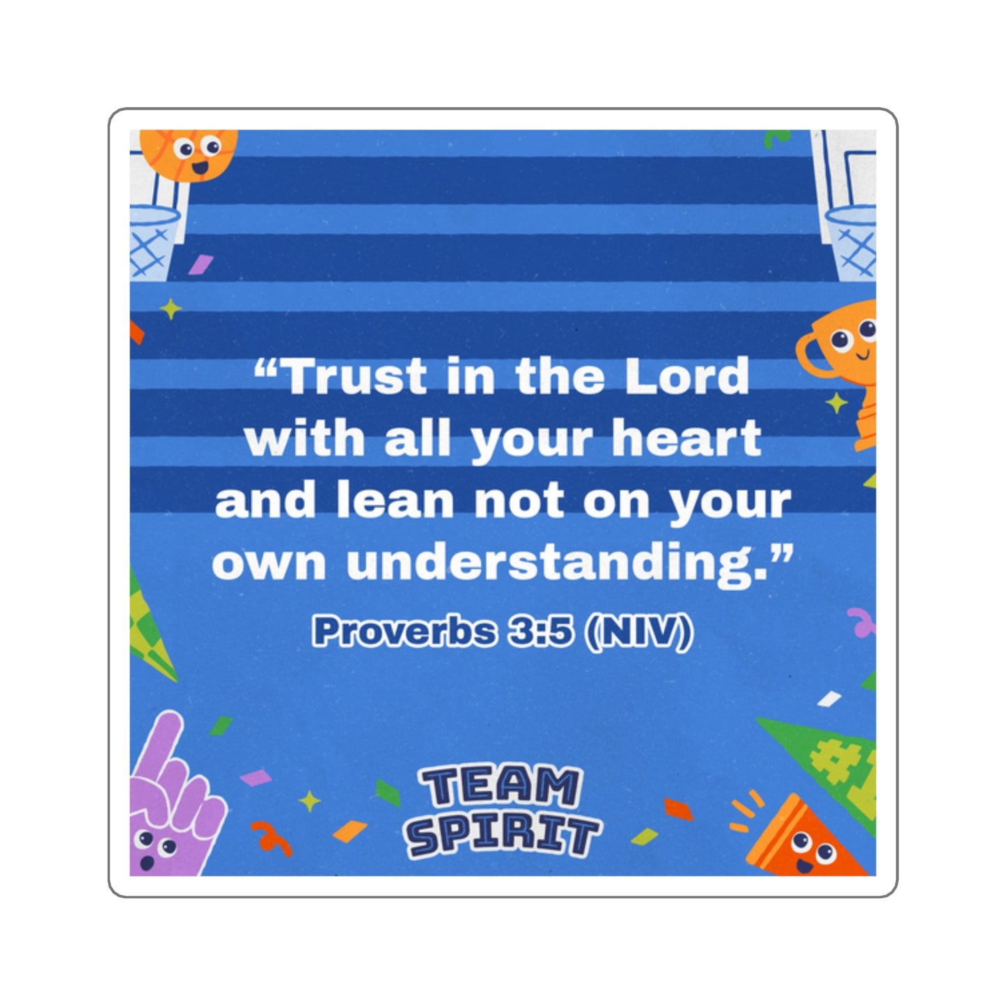 Memory Verse Sticker | Team Spirit Preschool