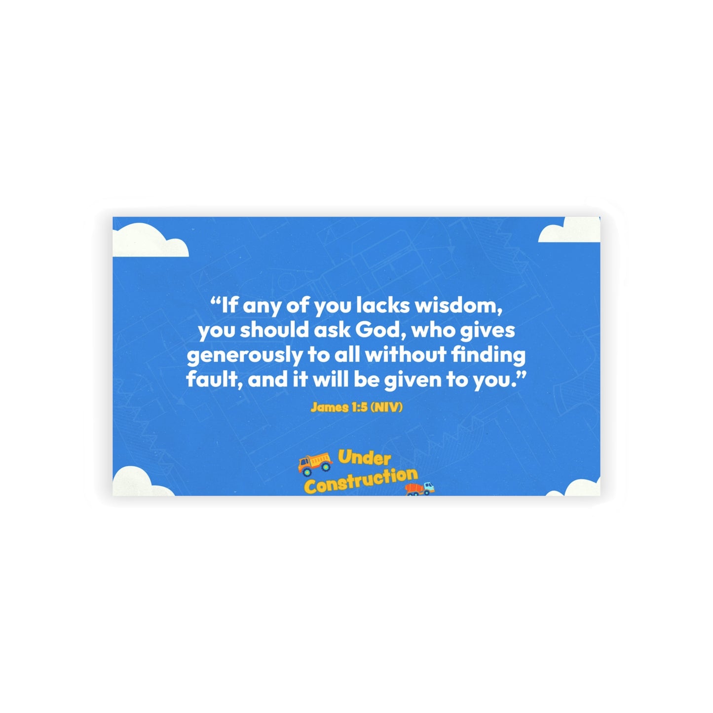 Memory Verse Cards | V8 | Under Construction Preschool