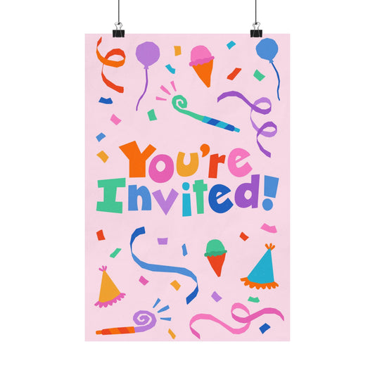 Poster | V9 | You're Invited Preschool Series Graphic | Vertical