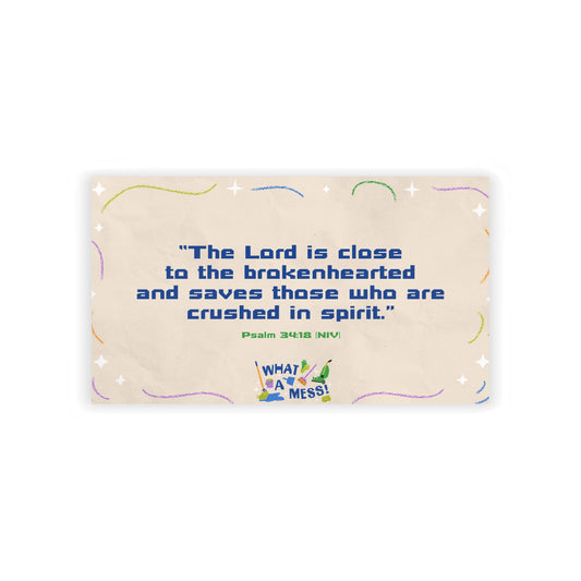 Memory Verse Cards | What A Mess Preschool