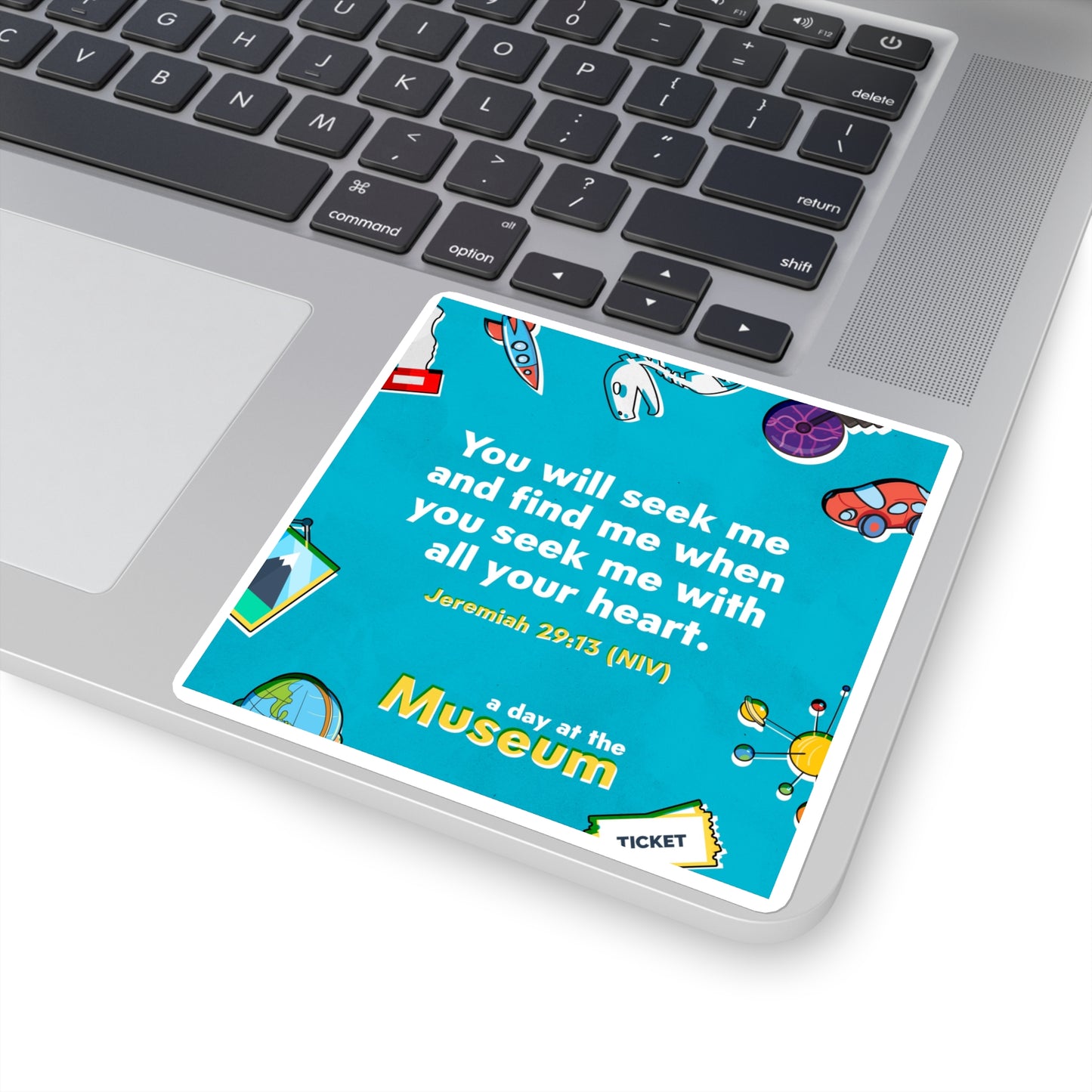 Memory Verse Sticker | V5 | A Day At The Museum Preschool