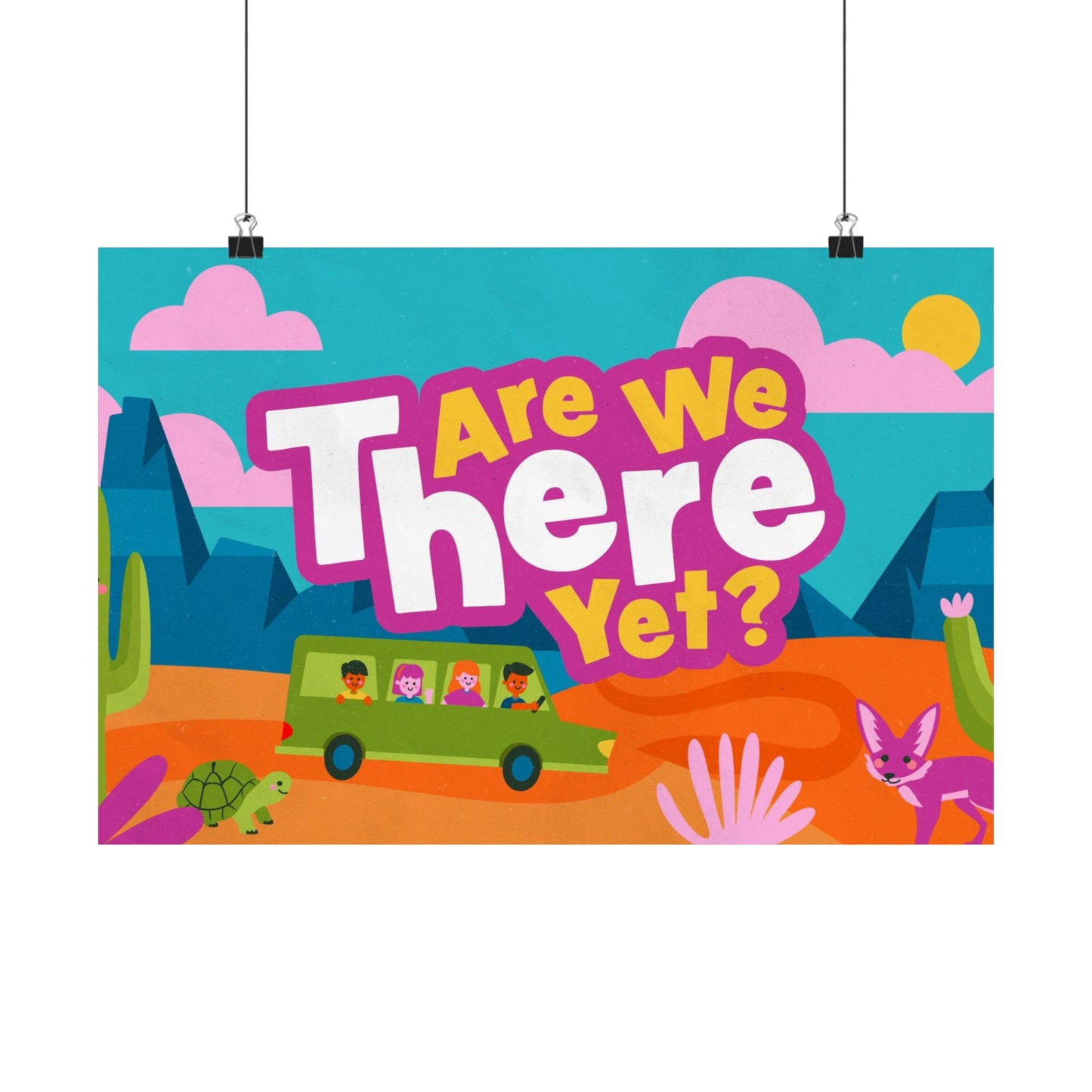 Poster | V7 | Are We There Yet Preschool Series Graphic | Horizontal