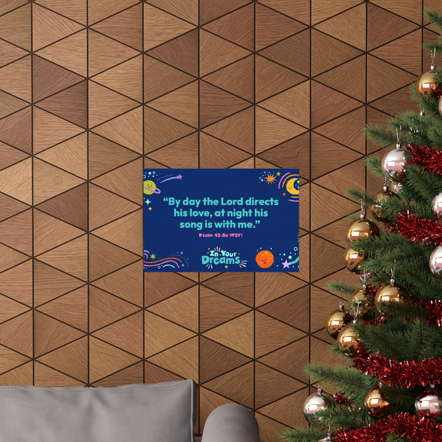 Poster | V7 | In Your Dreams Preschool Memory Verse Graphic | Horizontal