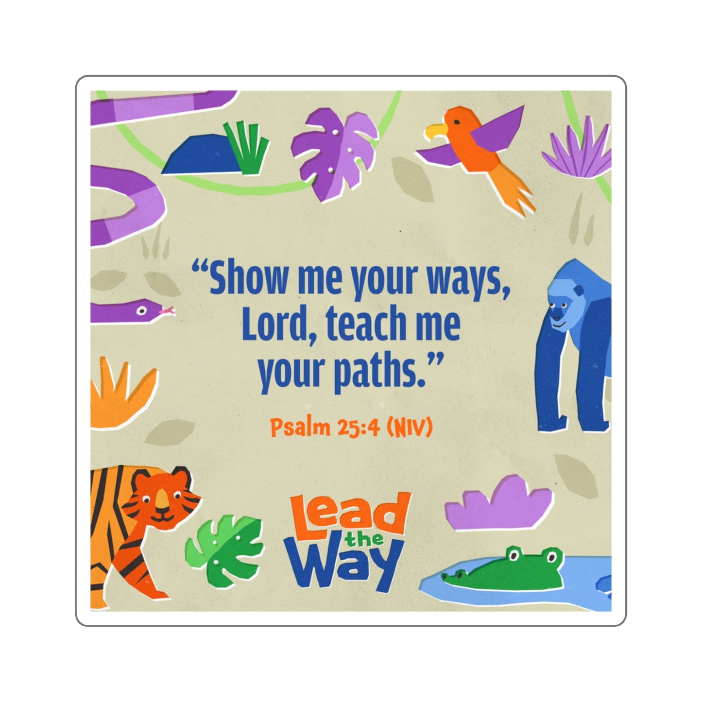 Memory Verse Sticker | V7 | Lead the Way Preschool