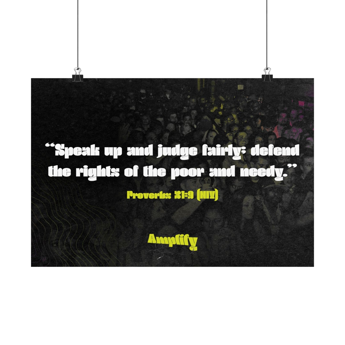 Poster I Amplify Memory Verse Graphic I Horizontal