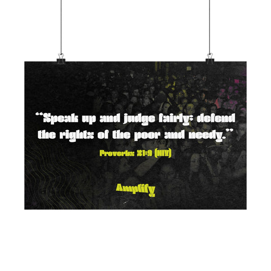 Poster I Amplify Memory Verse Graphic I Horizontal