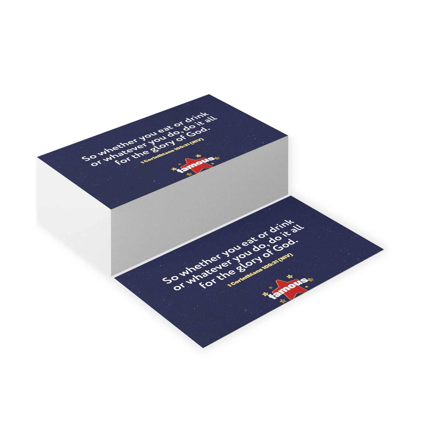 Memory Verse Cards | V5 | Famous Preschool