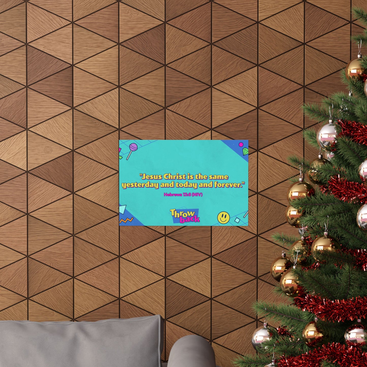 Poster | V7 | Throwback Preschool Memory Verse Graphic | Horizontal