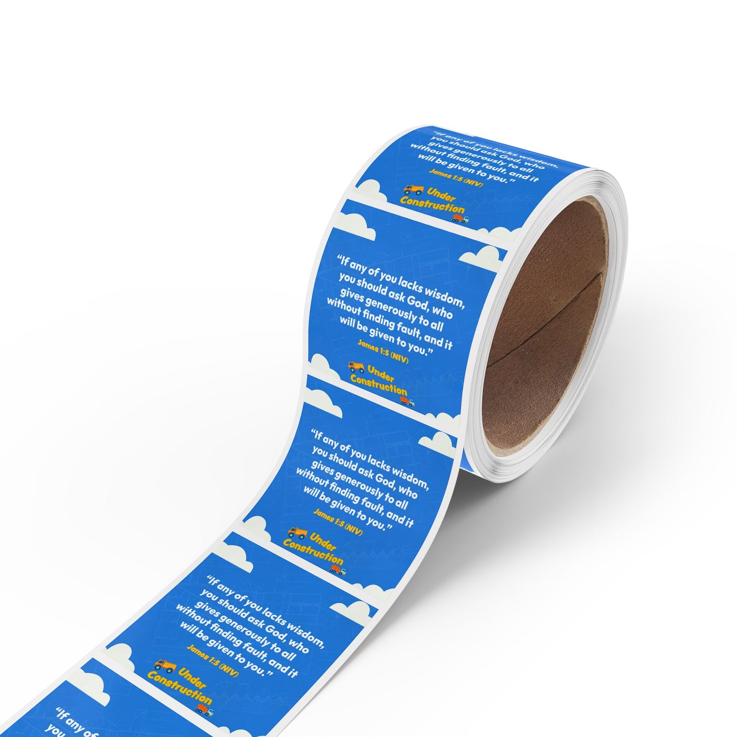 Memory Verse Sticker Roll | V8 | Under Construction Preschool