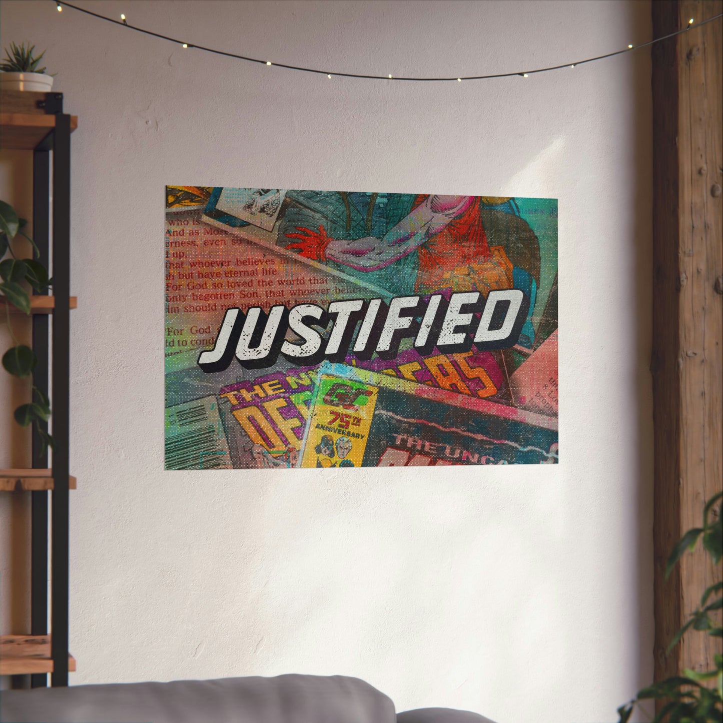 Poster | V7 | Justified Series Graphic | Horizontal