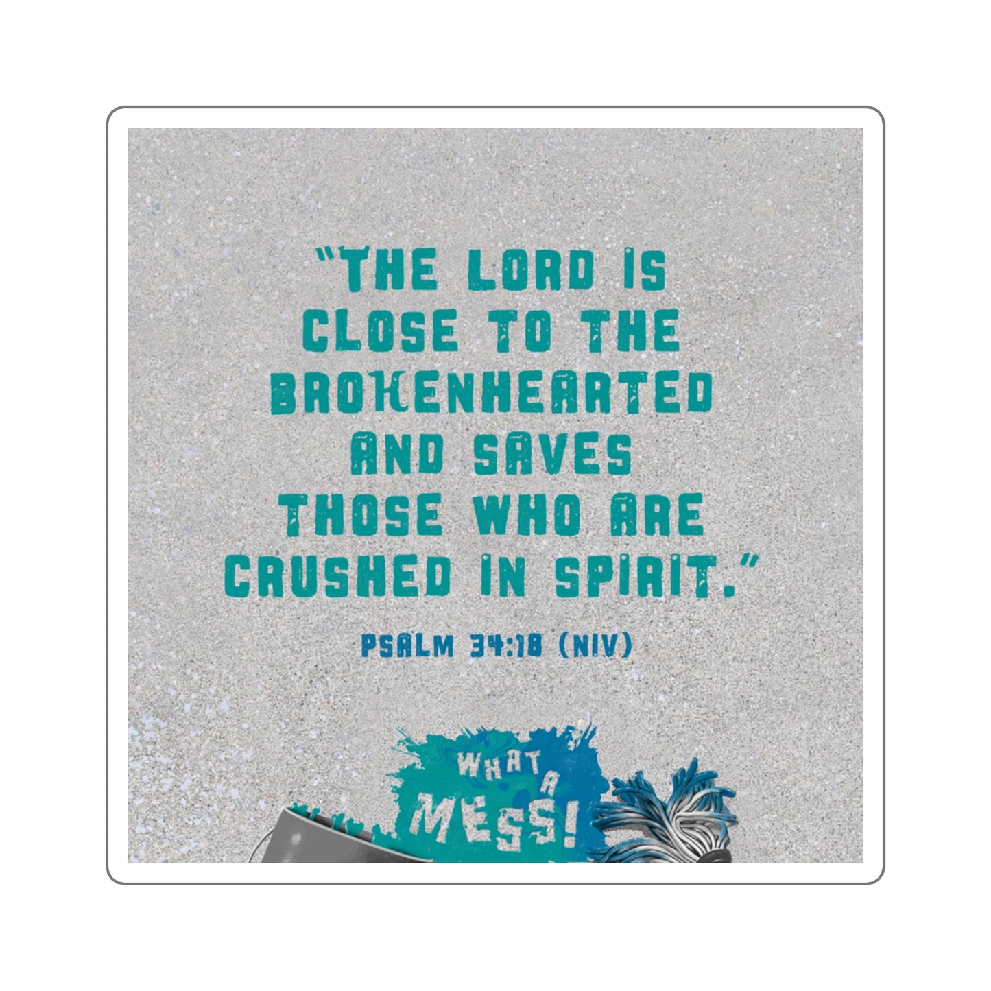 Memory Verse Sticker | What A Mess Elementary