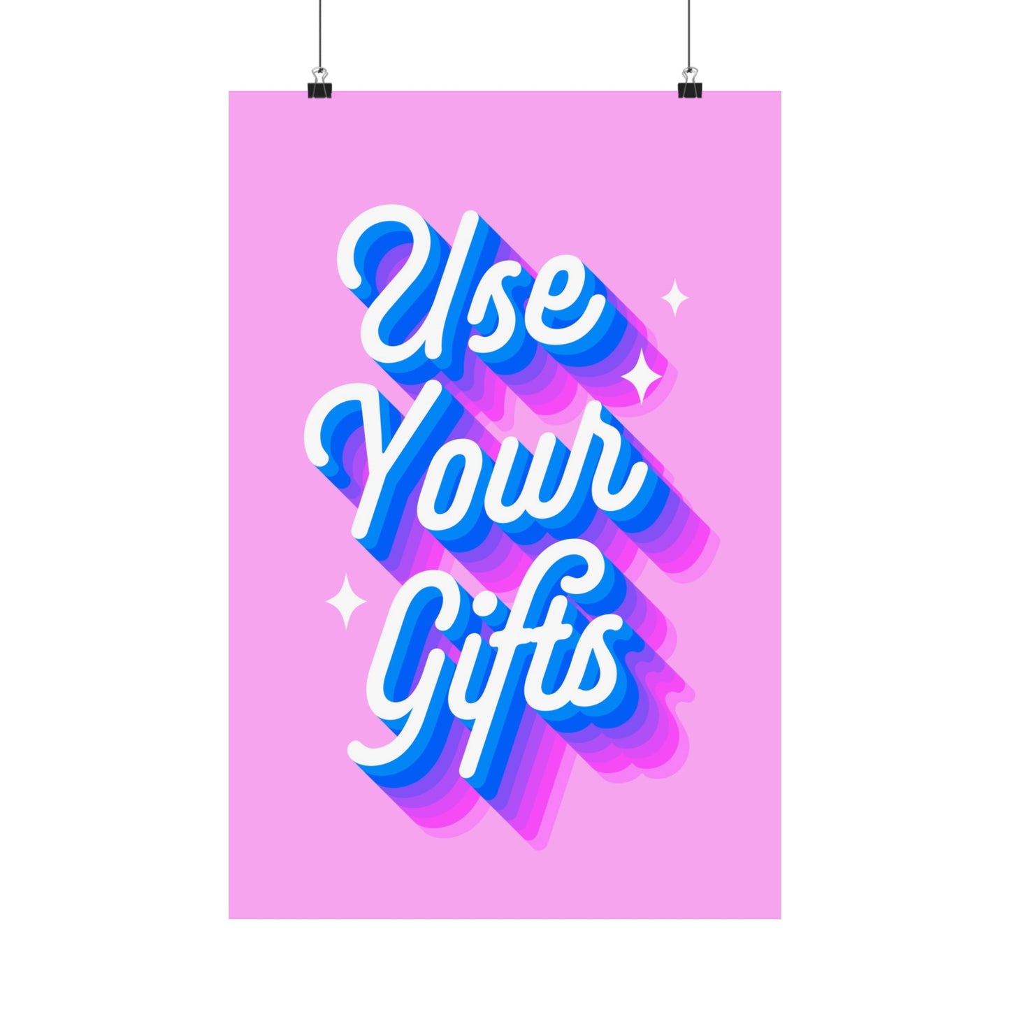 Poster I V8 I Use Your Gifts Discipleship Graphic I Vertical