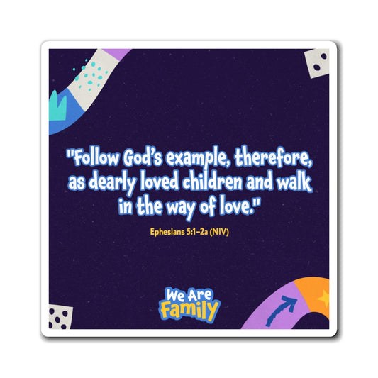 Memory Verse Magnet | V9 | We Are Family Elementary