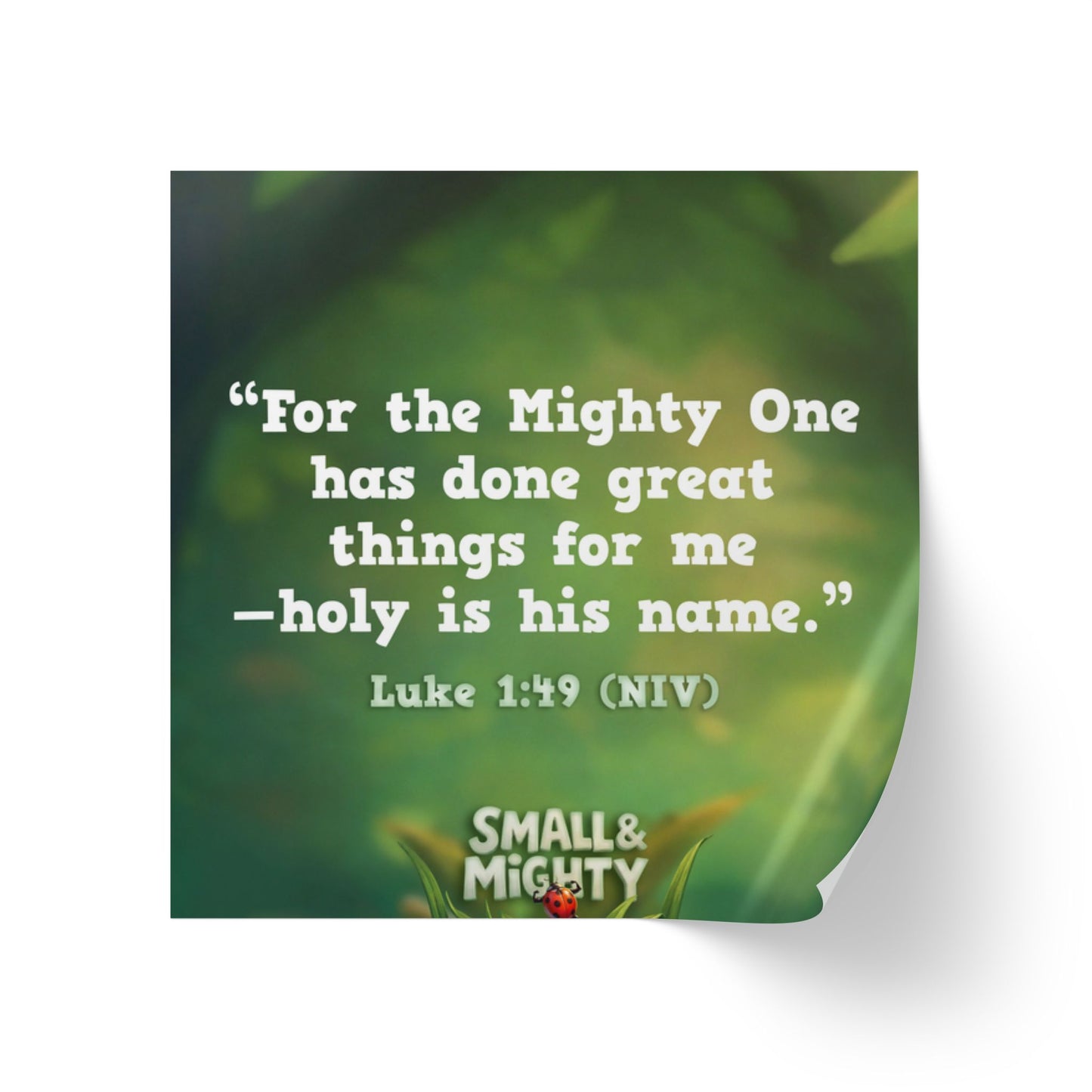 Memory Verse Sticker Roll | Small & Mighty Elementary