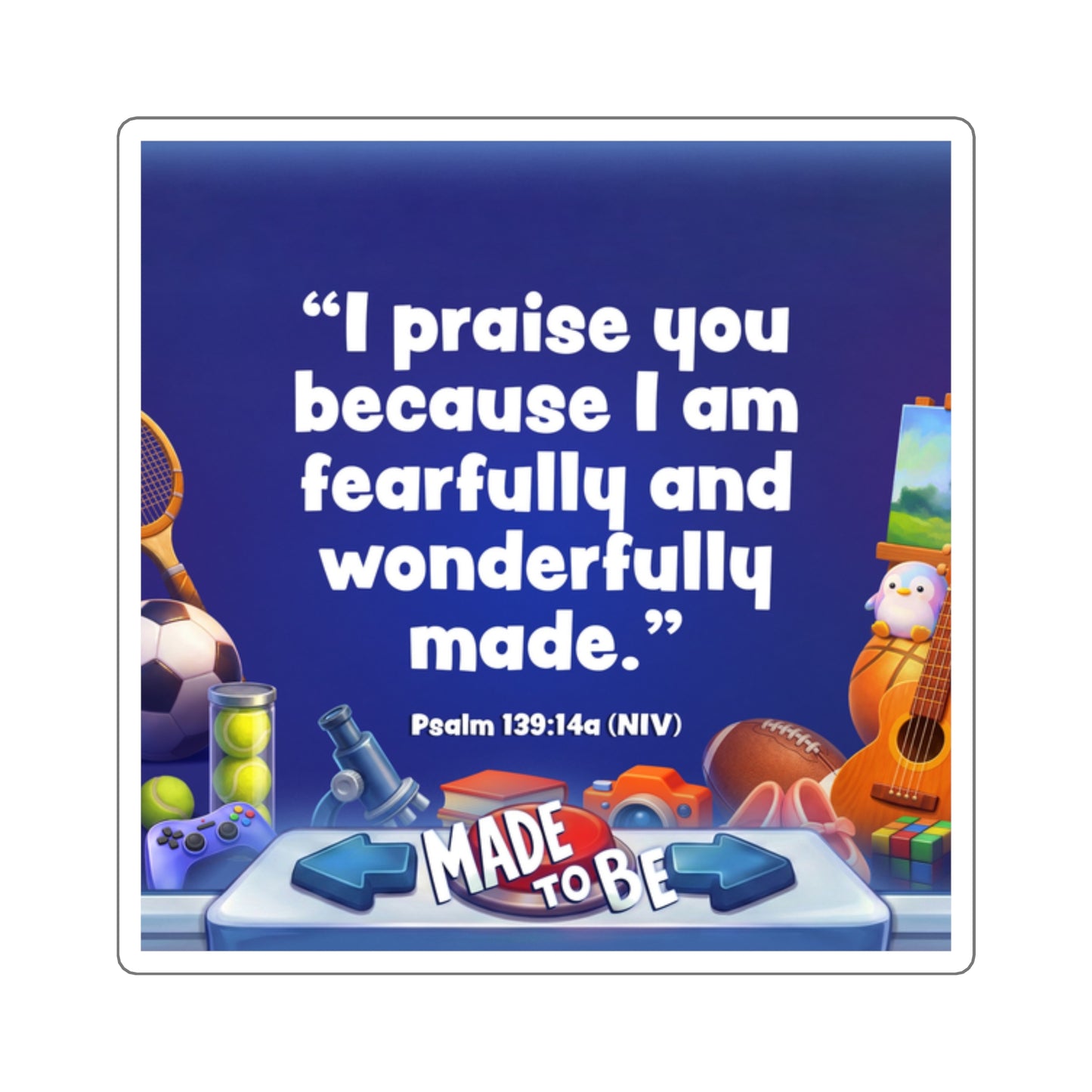 Memory Verse Sticker | Made to Be Elementary