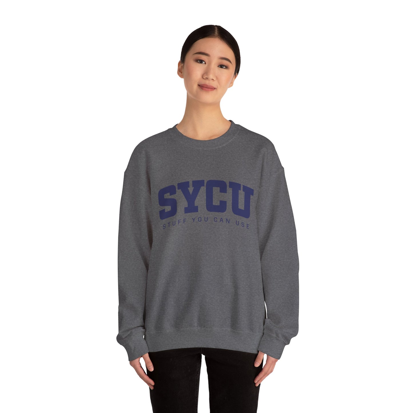 Navy College | SYCU | Crewneck