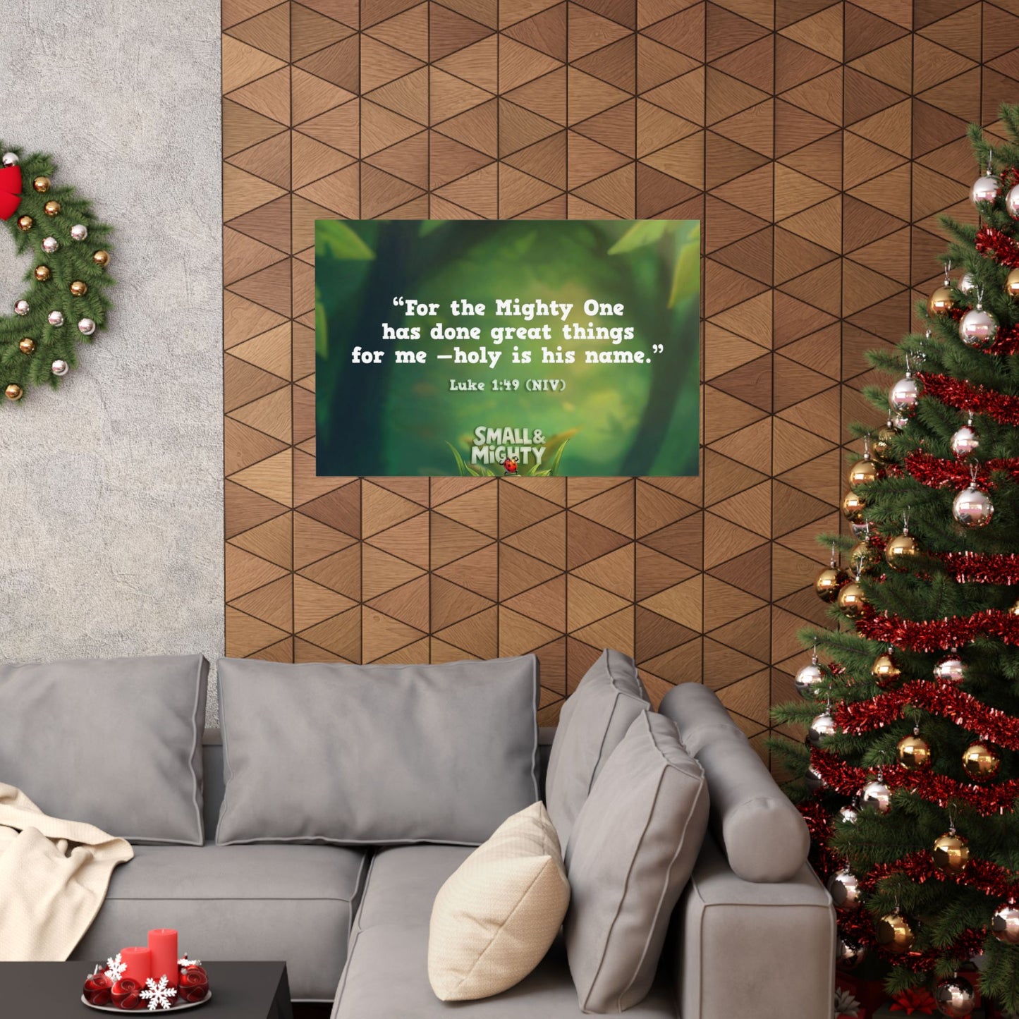 Poster | Small & Mighty Elementary Memory Verse Graphic | Horizontal