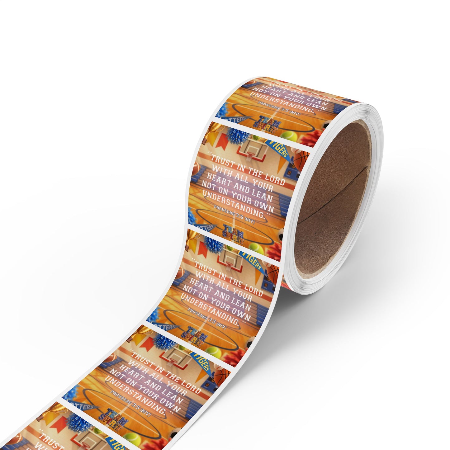 Memory Verse Sticker Roll | Team Spirit Elementary