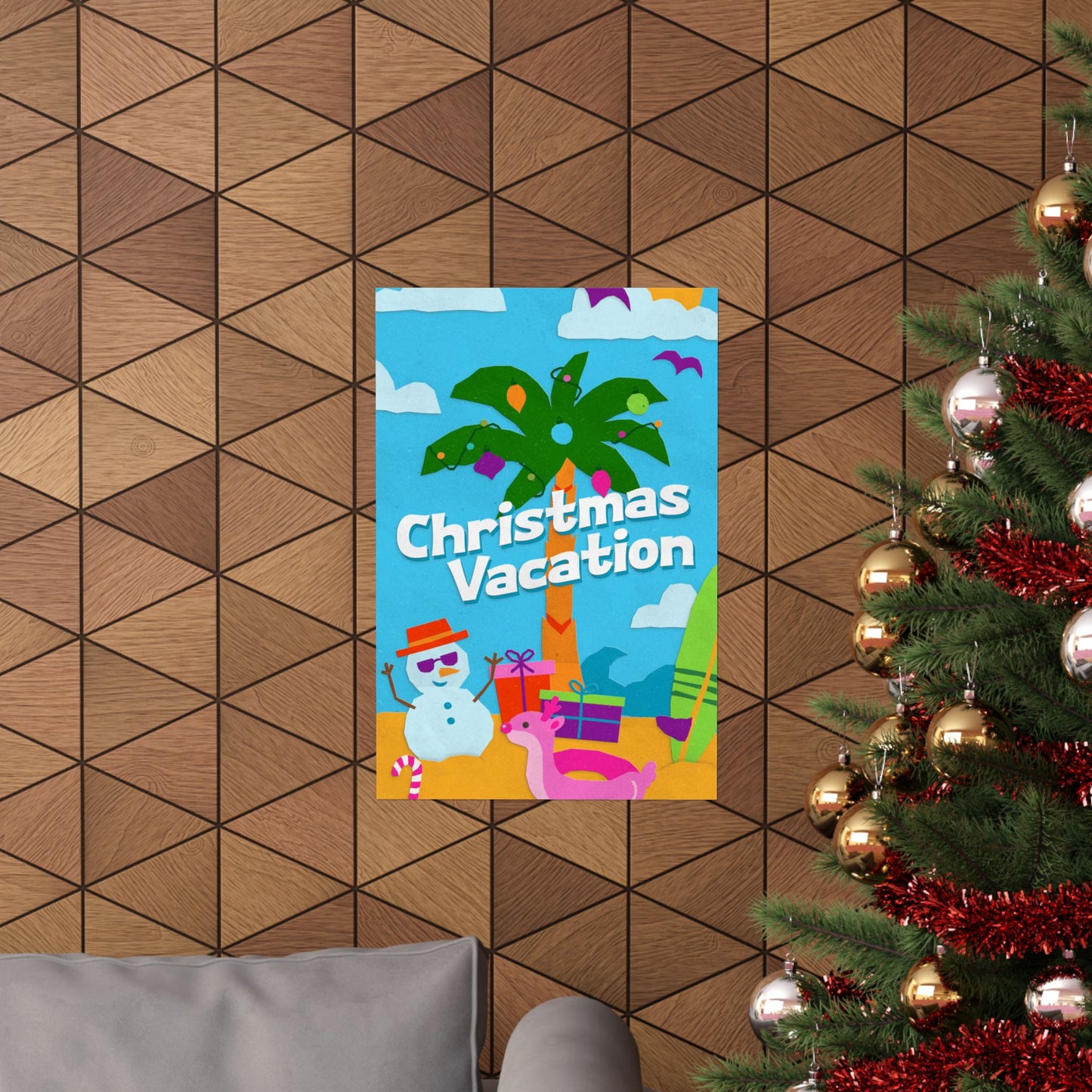 Poster | V7 | Christmas Vacation Preschool Series Graphic | Vertical