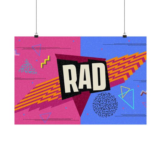 Poster I V5 I Rad Series Graphic I Horizontal