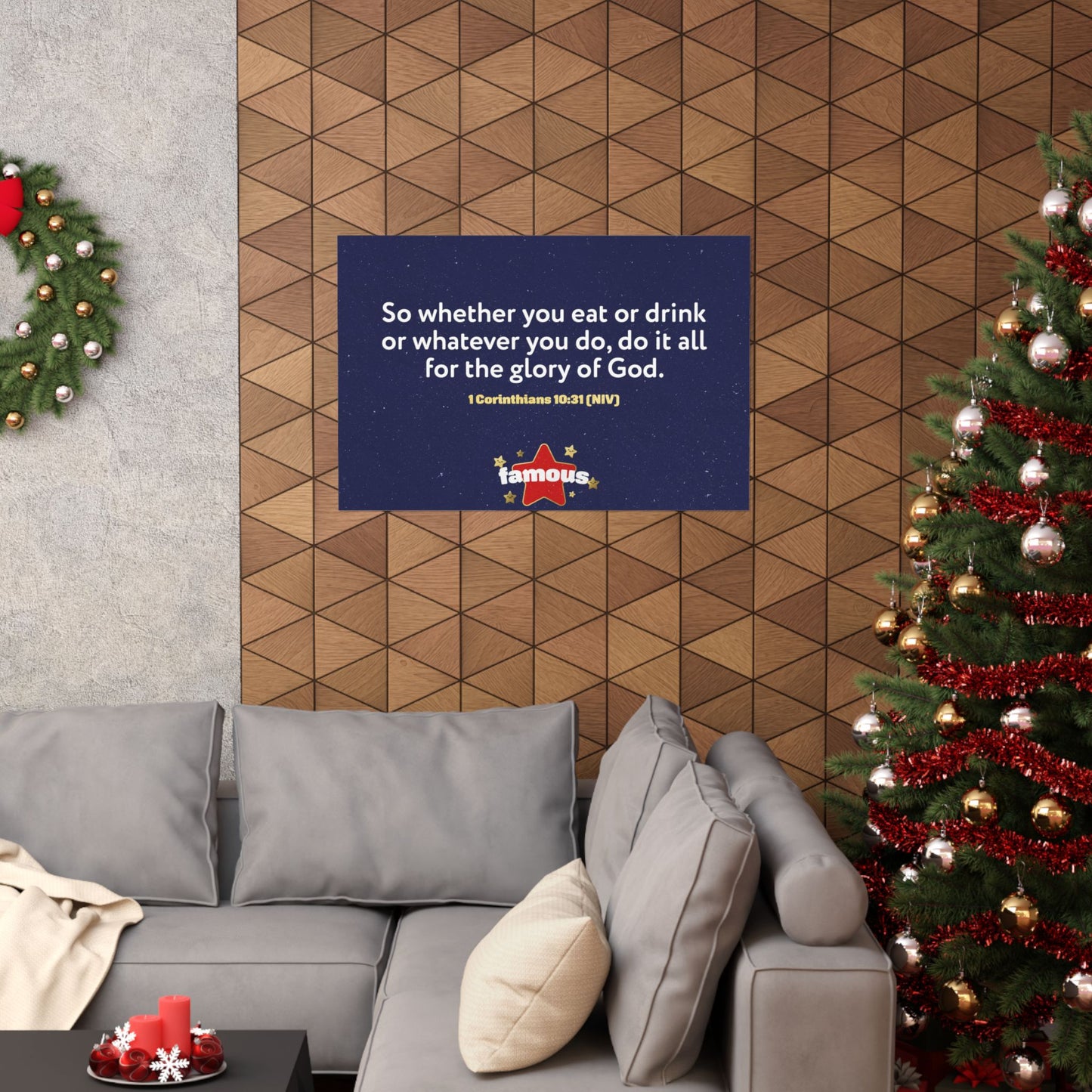 Poster | V5 | Famous Preschool Memory Verse Graphic | Horizontal